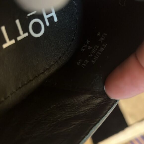 Hotter Taupe Mules with Buckle Detail - Picture 7 of 8